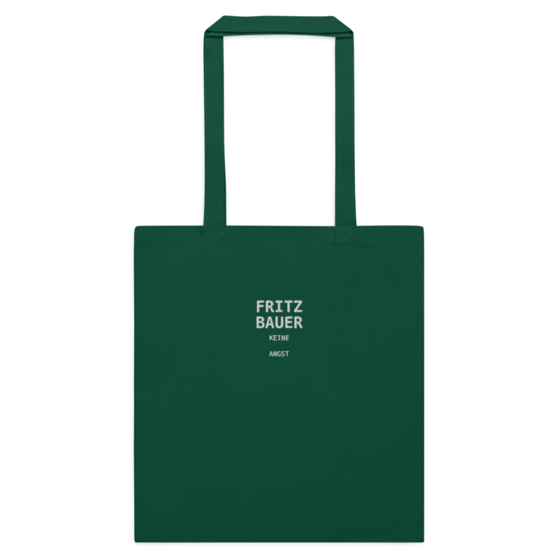 Fritz Bauer – Baumwolltasche mit langen Henkeln · Bottle Green · cotton-color-tote-bag-bottle-green-front-6aa24d97d6429.png