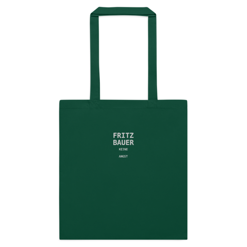 Fritz Bauer – Baumwolltasche mit langen Henkeln · Bottle Green · cotton-color-tote-bag-bottle-green-front-6aa24d97d6429.png