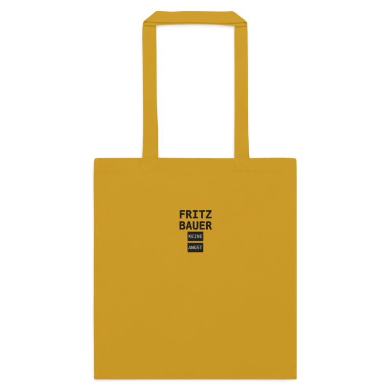 Fritz Bauer – Baumwolltasche mit langen Henkeln · Mustard · cotton-color-tote-bag-mustard-front-6aa24d9a663be.png