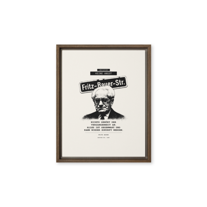Fritz Bauer – Gerahmte Leinwand · Brown · framed-canvas-(in)-brown-11x14-front-6aa1ae50dd49d.png