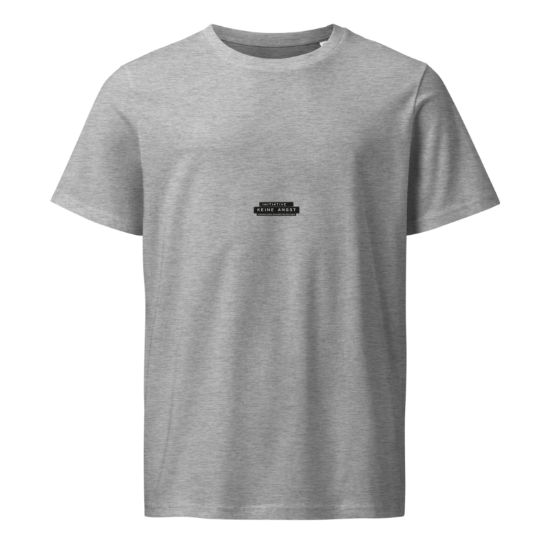 Sonderedition „Wir sind mehr“ – Mittelschweres Unisex Bio-T-Shirt · Heather Grey · unisex-organic-mid-light-crafter-t-shirt-heather-grey-front-6aa165169a83b.png