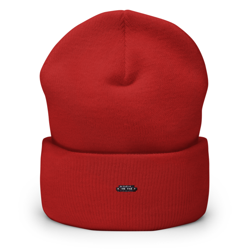 Sonderedition „Wir sind mehr“ – Mütze mit Umschlag · Red · cuffed-beanie-red-front-6aa154e422908.png