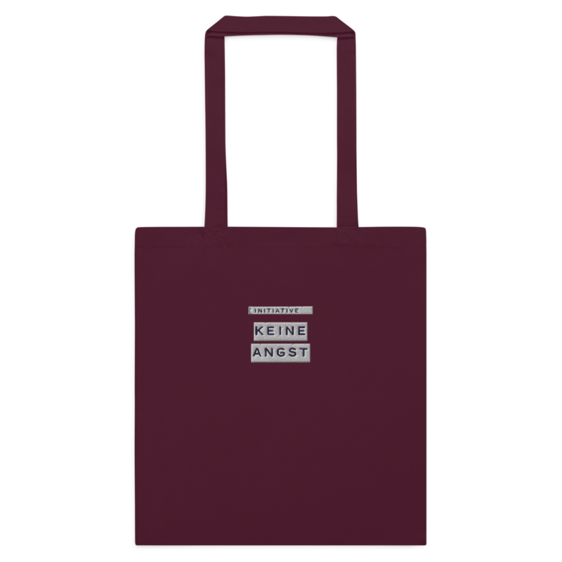 Sonderedition „Wir sind mehr“ – Baumwolltasche mit langen Henkeln · Burgundy · cotton-color-tote-bag-burgundy-front-6aa24d975819d.png