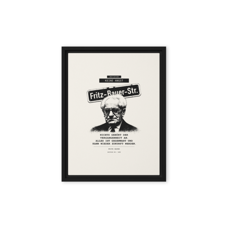 Fritz Bauer – Gerahmte Leinwand · Black · framed-canvas-(in)-black-12x16-front-6aa1ad316260b.png