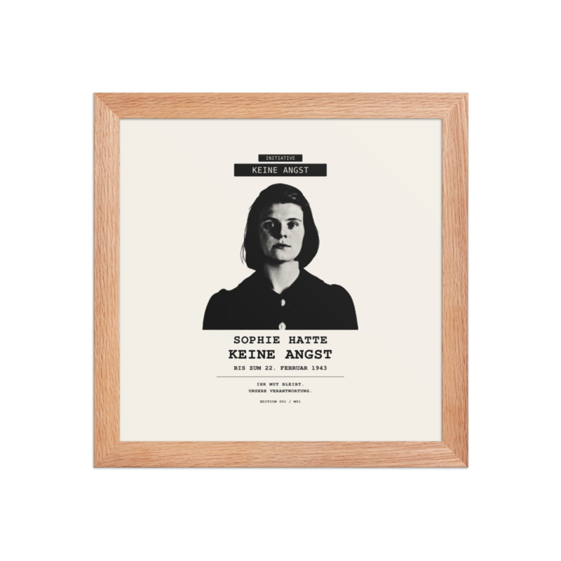 Sophie Scholl – Gerahmtes Poster auf verbessertem mattem Papier · Red Oak · enhanced-matte-paper-framed-poster-(in)-red-oak-10x10-front-6aa05a8dac85b.png