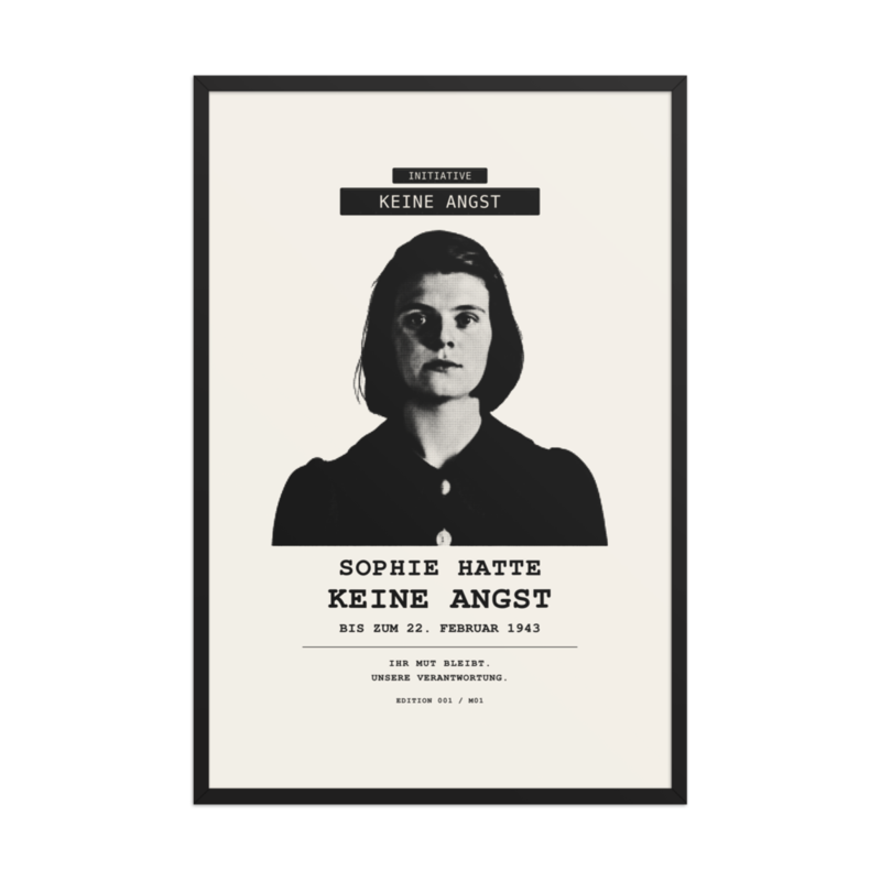 Sophie Scholl – Gerahmtes Poster auf verbessertem mattem Papier · Black · enhanced-matte-paper-framed-poster-(in)-black-24x36-front-6aa05a5fa9304.png