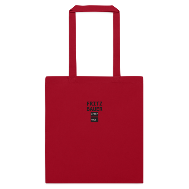 Fritz Bauer – Baumwolltasche mit langen Henkeln · Classic Red · cotton-color-tote-bag-classic-red-front-6aa24d9a0863b.png