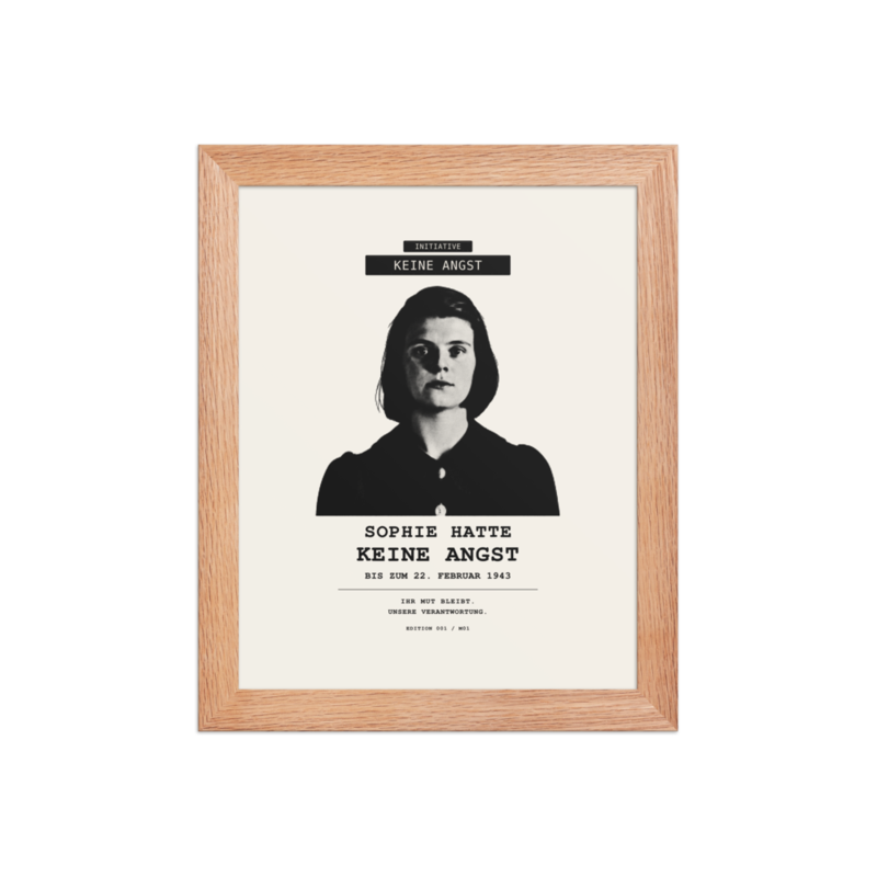 Sophie Scholl – Gerahmtes Poster auf verbessertem mattem Papier · Red Oak · enhanced-matte-paper-framed-poster-(in)-red-oak-8x10-front-6aa05ad4a6181.png