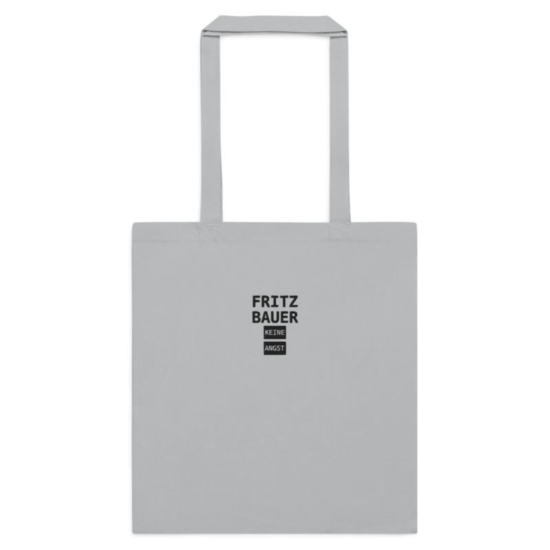 Fritz Bauer – Baumwolltasche mit langen Henkeln · Light Grey · cotton-color-tote-bag-light-grey-front-6aa24d9a3d8ae.png