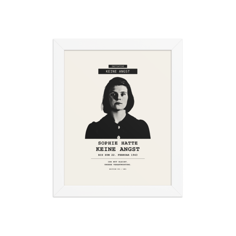 Sophie Scholl – Gerahmtes Poster auf verbessertem mattem Papier · White · enhanced-matte-paper-framed-poster-(in)-white-8x10-front-6aa05b7c360d9.png