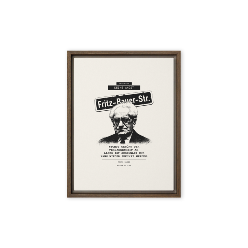 Fritz Bauer – Gerahmte Leinwand · Brown · framed-canvas-(in)-brown-12x16-front-6aa1ad6fed65c.png