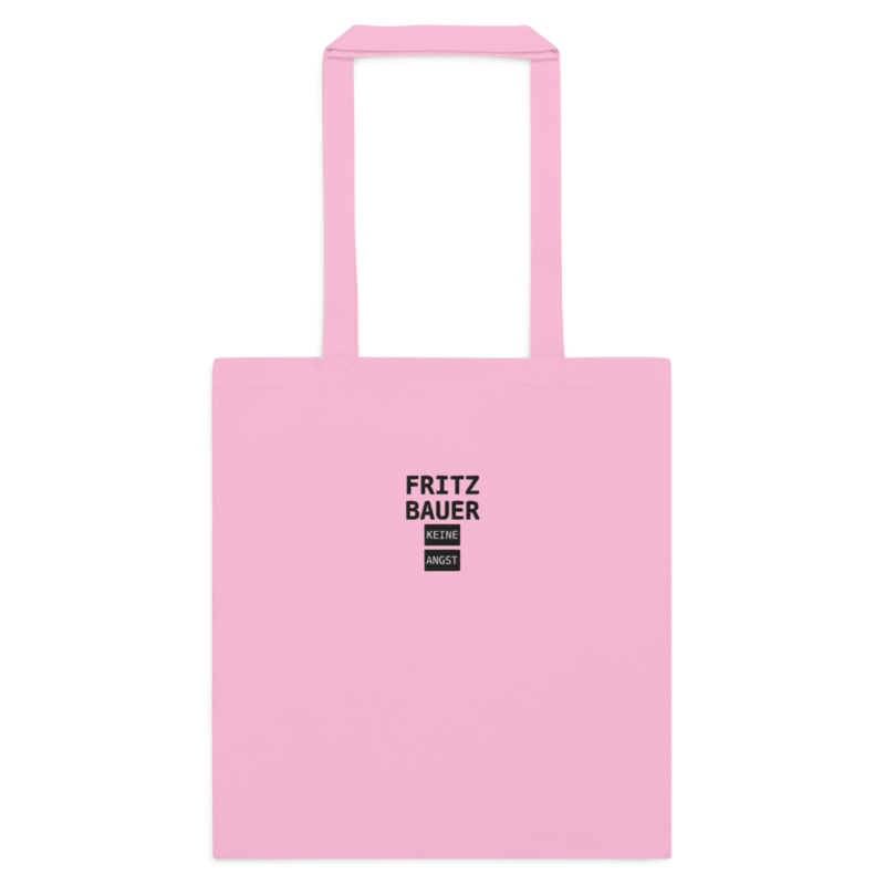Fritz Bauer – Baumwolltasche mit langen Henkeln · Classic Pink · cotton-color-tote-bag-classic-pink-front-6aa24d9a2a676.png