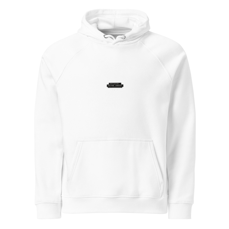 Sonderedition „Wir sind mehr“ – Unisex Bio-Raglan-Hoodie · White · unisex-eco-raglan-hoodie-white-front-6aa15fc66847d.png