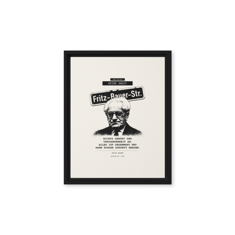 Fritz Bauer – Gerahmte Leinwand · Black · framed-canvas-(in)-black-11x14-front-6aa1ad7d84bb3.png