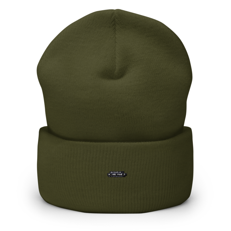 Sonderedition „Wir sind mehr“ – Mütze mit Umschlag · Olive · cuffed-beanie-olive-front-6aa154e3b3d49.png