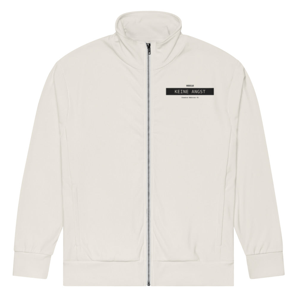Neele – Recycelte Unisex-Trainingsjacke mit Allover-Druck · White · Vorderansicht | Originalmotiv