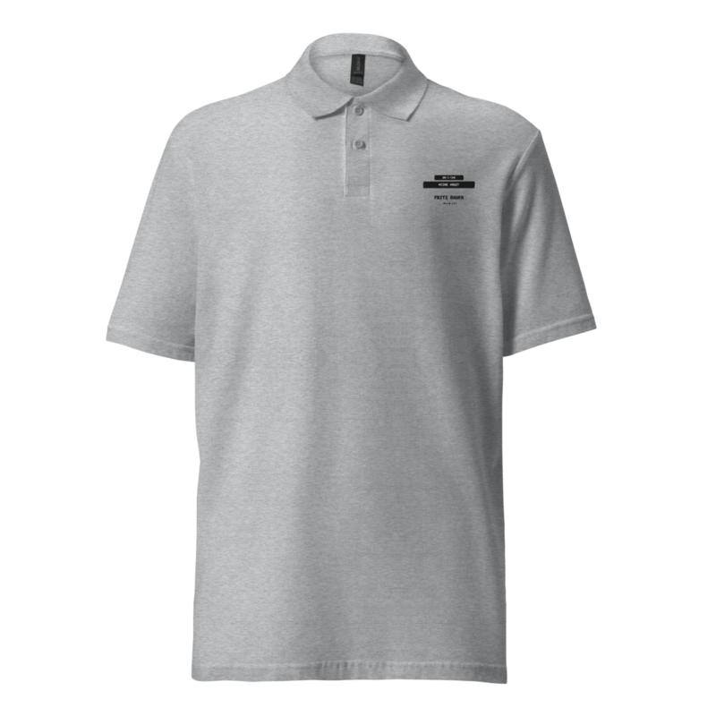 Fritz Bauer – Unisex Piqué-Poloshirt · Sport Grey · unisex-pique-polo-shirt-sport-grey-front-6aa1b089d344e.png