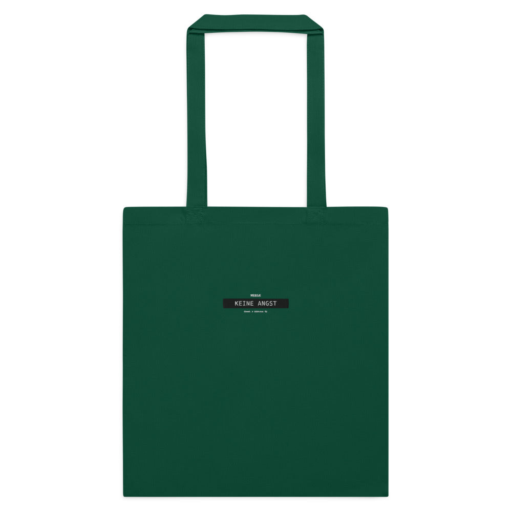 Neele – Baumwolltasche mit langen Henkeln · Bottle Green · Vorderansicht | Originalmotiv