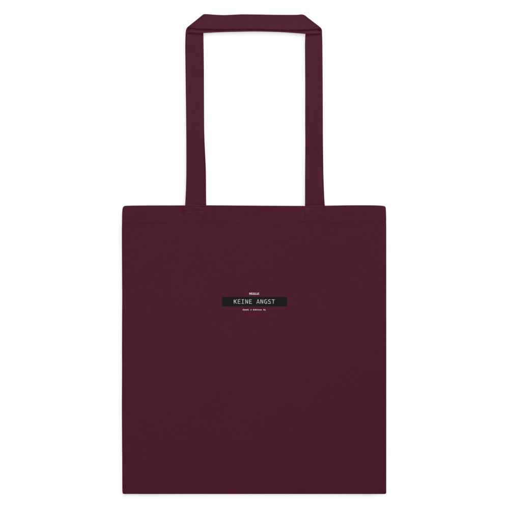 Neele – Baumwolltasche mit langen Henkeln · Burgundy · Vorderansicht | Originalmotiv