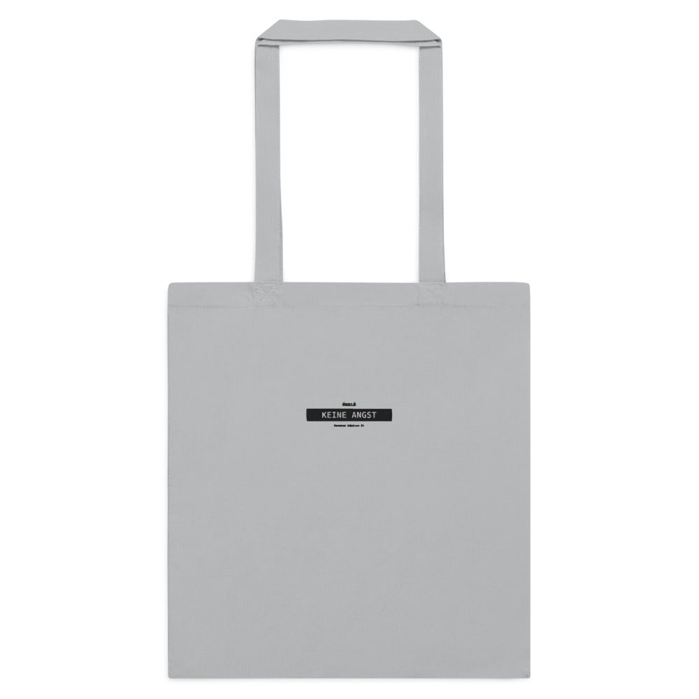 Neele – Baumwolltasche mit langen Henkeln · Light Grey · Vorderansicht | Originalmotiv