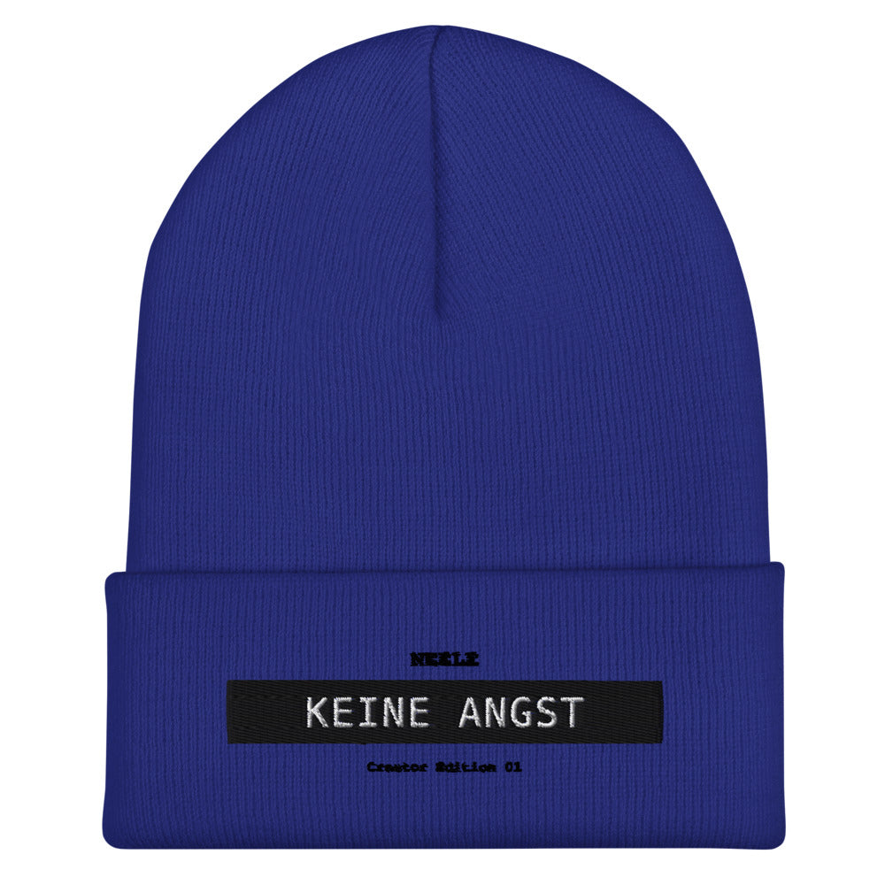 Neele – Mütze mit Umschlag · Royal · Vorderansicht | Originalmotiv