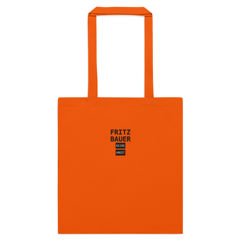 Fritz Bauer – Baumwolltasche mit langen Henkeln · Orange · cotton-color-tote-bag-orange-front-6aa24d9a45a9c.png