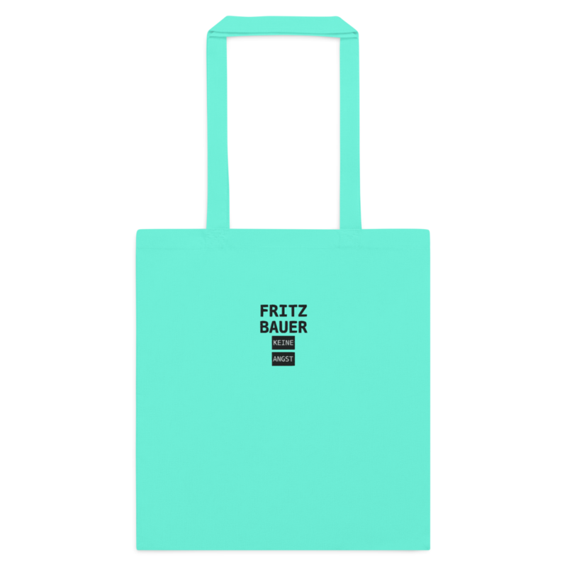 Fritz Bauer – Baumwolltasche mit langen Henkeln · Mint · cotton-color-tote-bag-mint-front-6aa24d9a5fc9f.png
