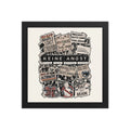 KA Studio Color P2 – Black / 10″×10″ / V4652 – Vorderansicht | Originalmotiv | Artwork COLLAGE v3