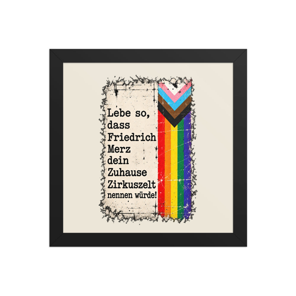 KA Studio Color P2 – Black / 10″×10″ / V4652 – Vorderansicht | Originalmotiv | Artwork MERZ V08 / Rueckendruck geprueft
