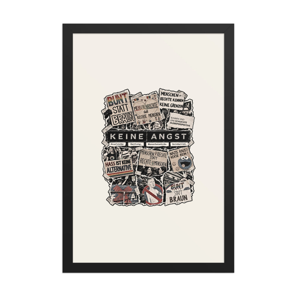 KA Studio Color P2 – Black / 12″×18″ / V4398 – Vorderansicht | Originalmotiv | Artwork COLLAGE v3
