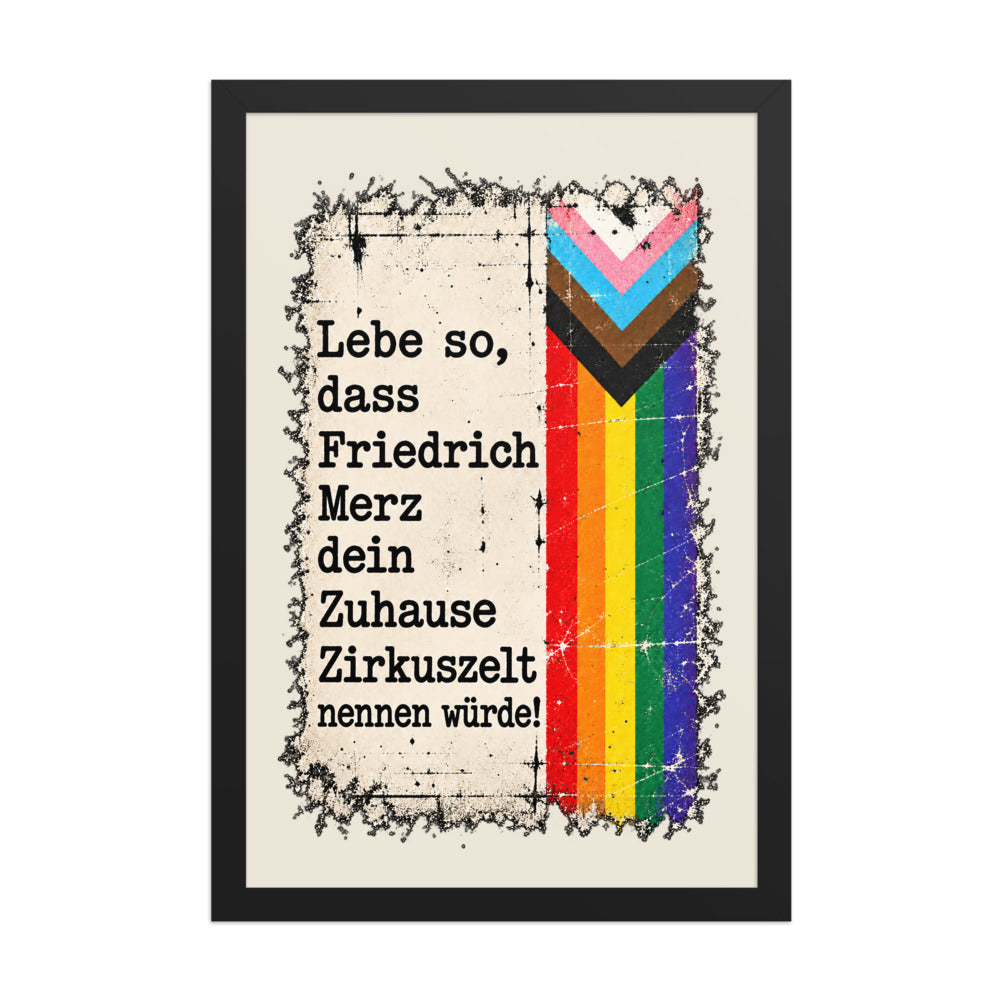 KA Studio Color P2 – Black / 12″×18″ / V4398 – Vorderansicht | Originalmotiv | Artwork MERZ V08 / Rueckendruck geprueft