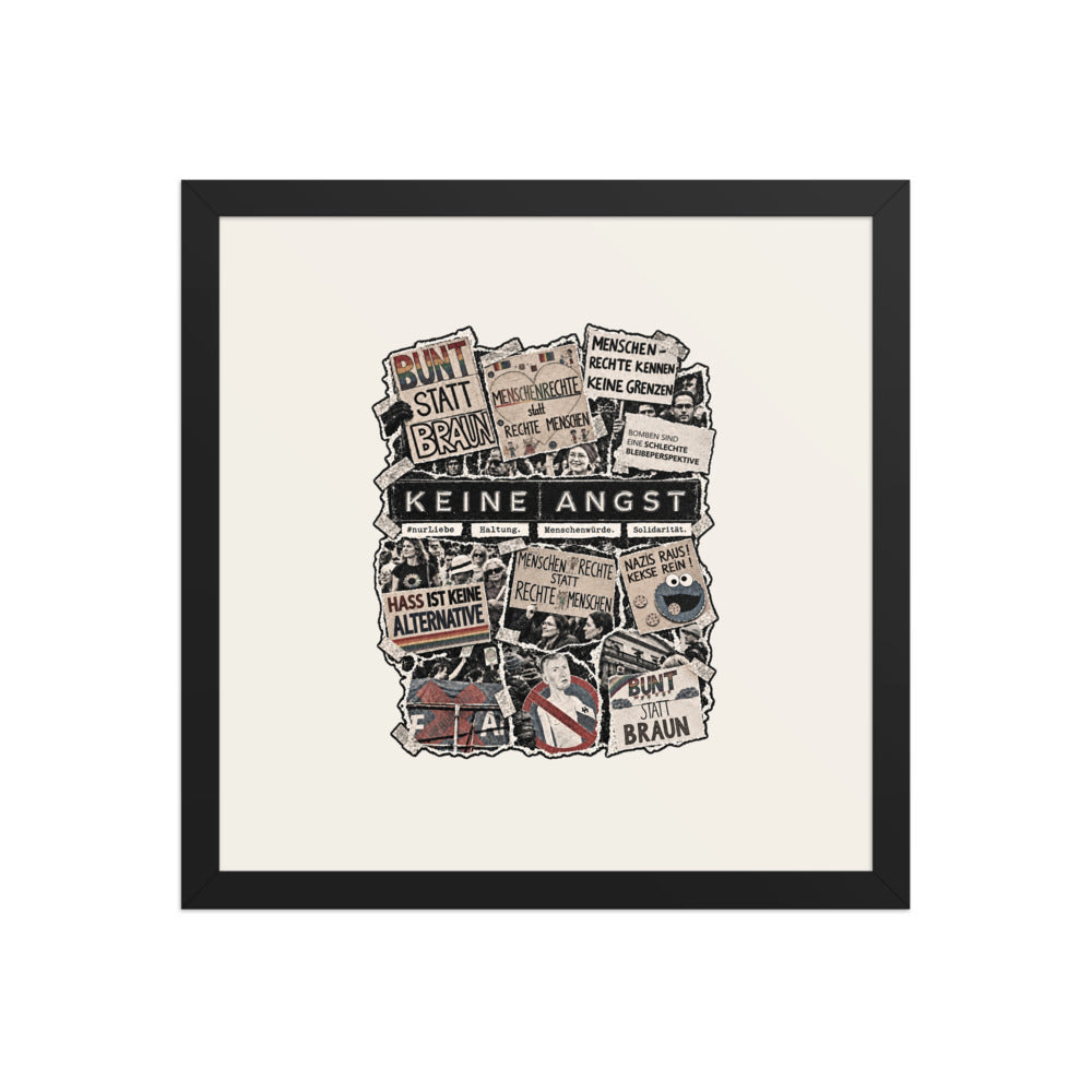 KA Studio Color P2 – Black / 14″×14″ / V4654 – Vorderansicht | Originalmotiv | Artwork COLLAGE v3