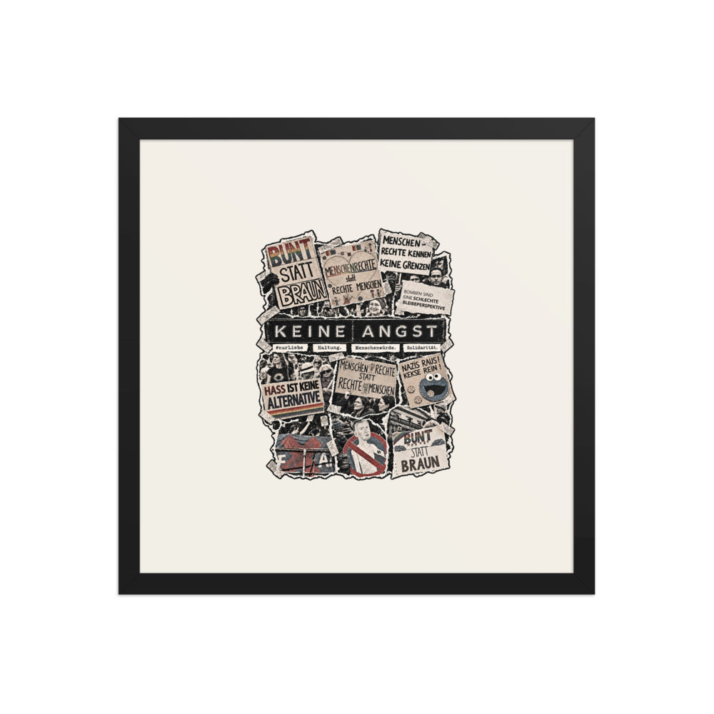 KA Studio Color P2 – Black / 16″×16″ / V4655 – Vorderansicht | Originalmotiv | Artwork COLLAGE v3