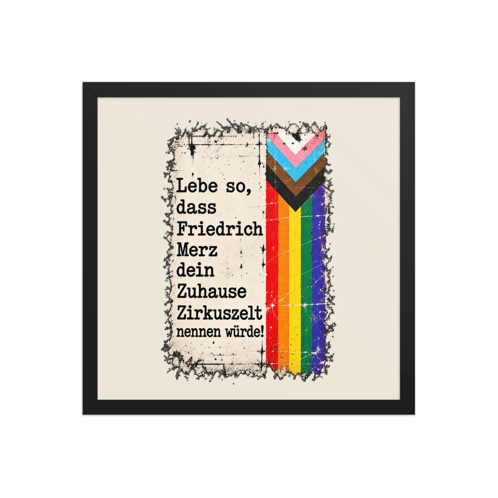 KA Studio Color P2 – Black / 16″×16″ / V4655 – Vorderansicht | Originalmotiv | Artwork MERZ V08 / Rueckendruck geprueft