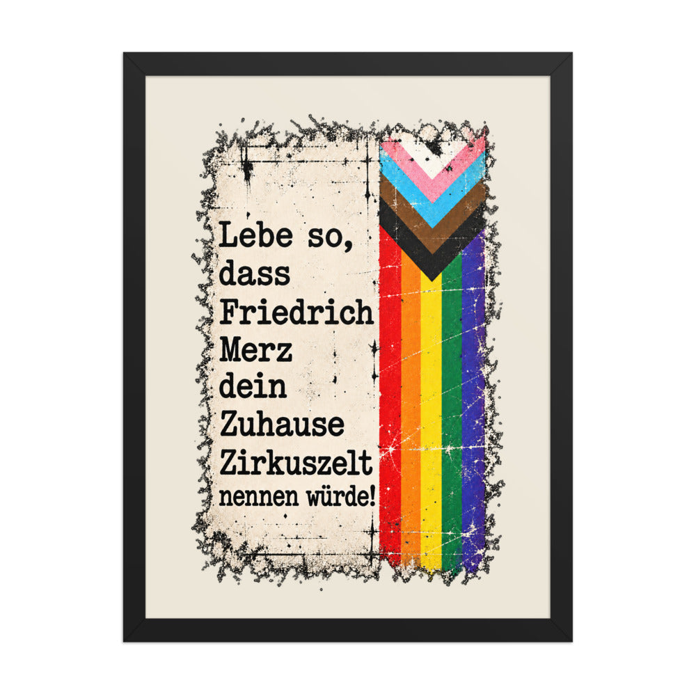 KA Studio Color P2 – Black / 18″×24″ / V3 – Vorderansicht | Originalmotiv | Artwork MERZ V08 / Rueckendruck geprueft