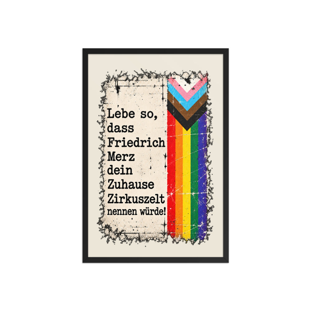 KA Studio Color P2 – Black / 20″×30″ / V19520 – Vorderansicht | Originalmotiv | Artwork MERZ V08 / Rueckendruck geprueft