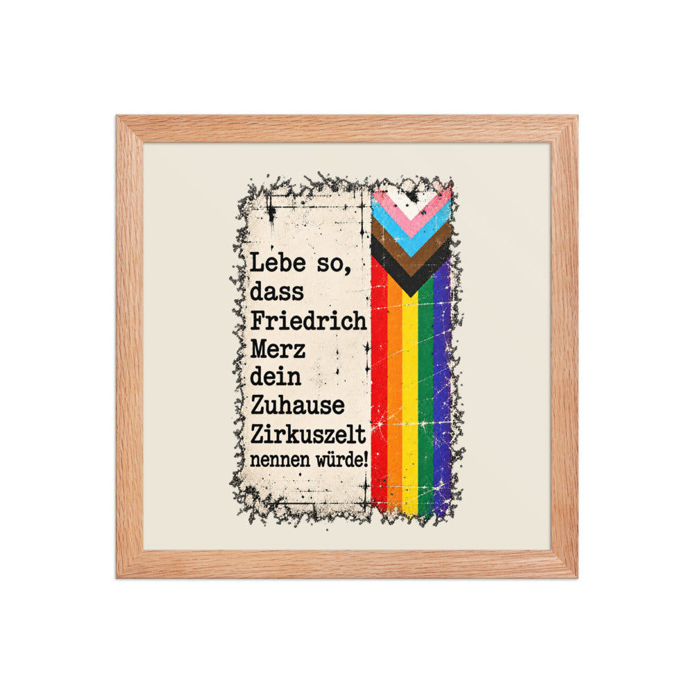 KA Studio Color P2 – Red Oak / 12″×12″ / V15024 – Vorderansicht | Originalmotiv | Artwork MERZ V08 / Rueckendruck geprueft