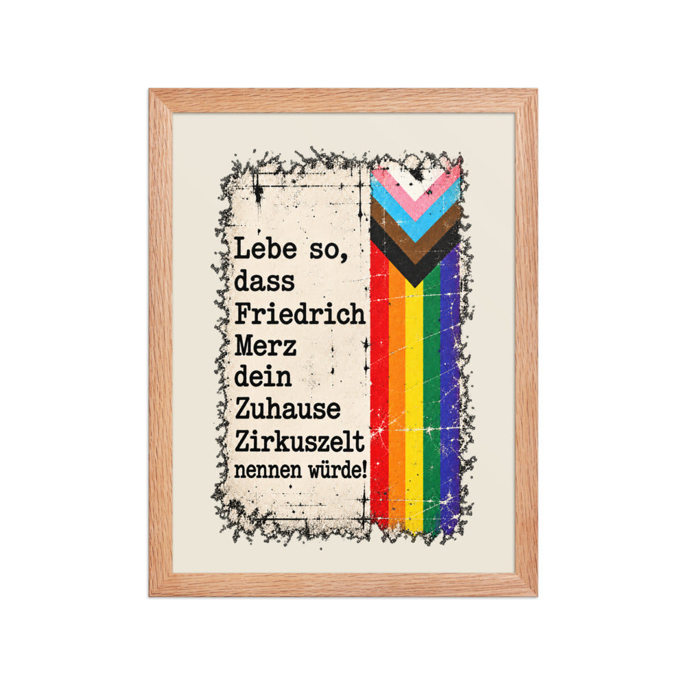 KA Studio Color P2 – Red Oak / 12″×16″ / V15025 – Vorderansicht | Originalmotiv | Artwork MERZ V08 / Rueckendruck geprueft