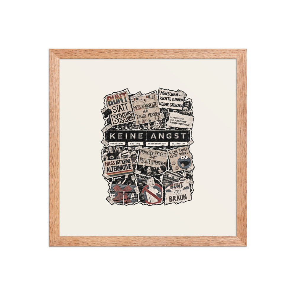 KA Studio Color P2 – Red Oak / 14″×14″ / V15027 – Vorderansicht | Originalmotiv | Artwork COLLAGE v3
