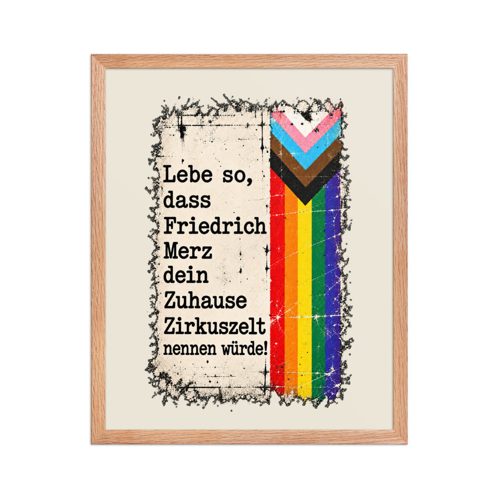 KA Studio Color P2 – Red Oak / 16″×20″ / V15029 – Vorderansicht | Originalmotiv | Artwork MERZ V08 / Rueckendruck geprueft