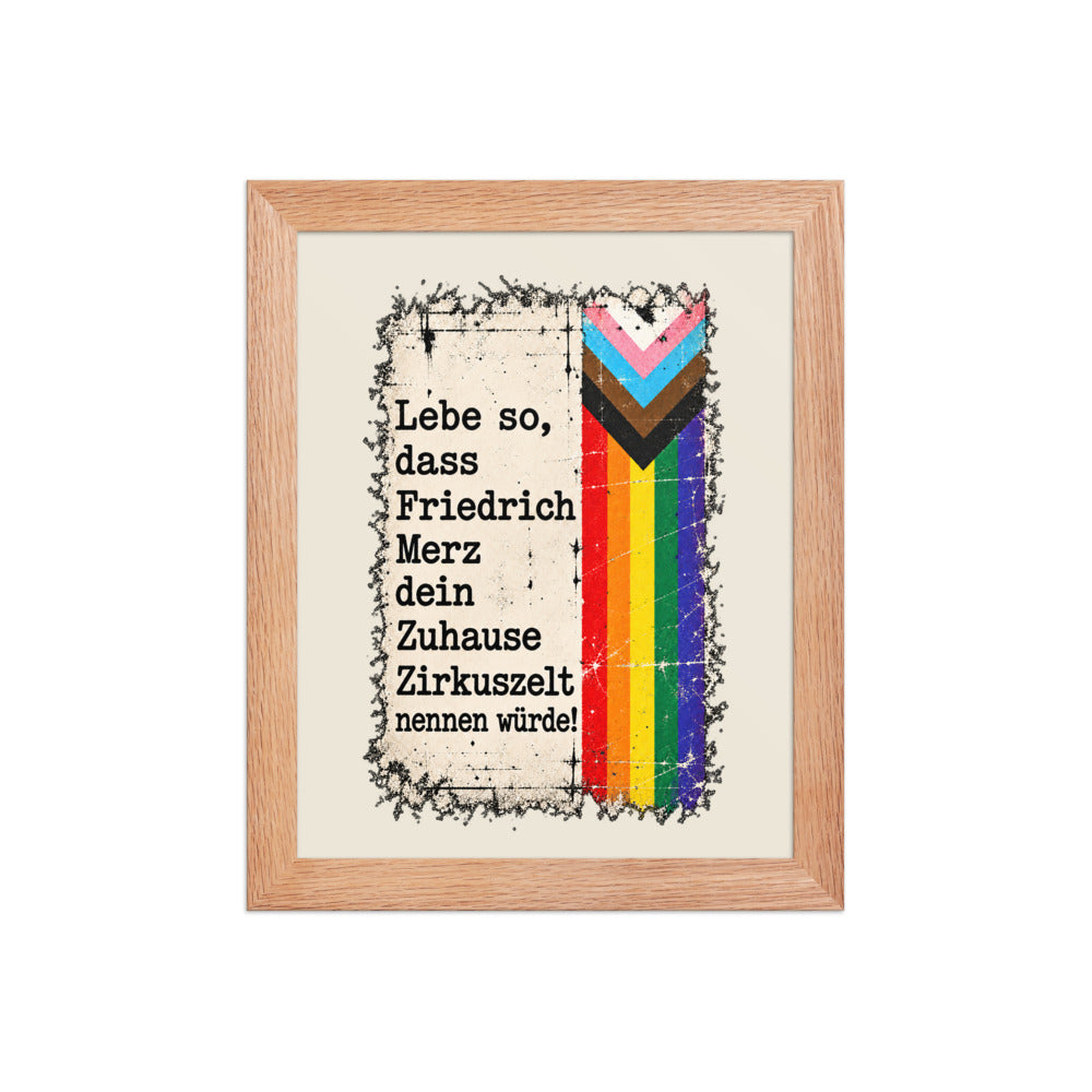 KA Studio Color P2 – Red Oak / 8″×10″ / V15021 – Vorderansicht | Originalmotiv | Artwork MERZ V08 / Rueckendruck geprueft