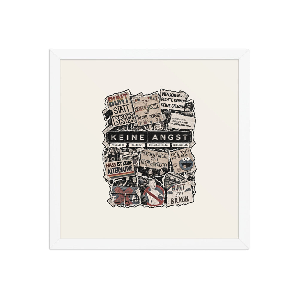 KA Studio Color P2 – White / 14″×14″ / V10757 – Vorderansicht | Originalmotiv | Artwork COLLAGE v3