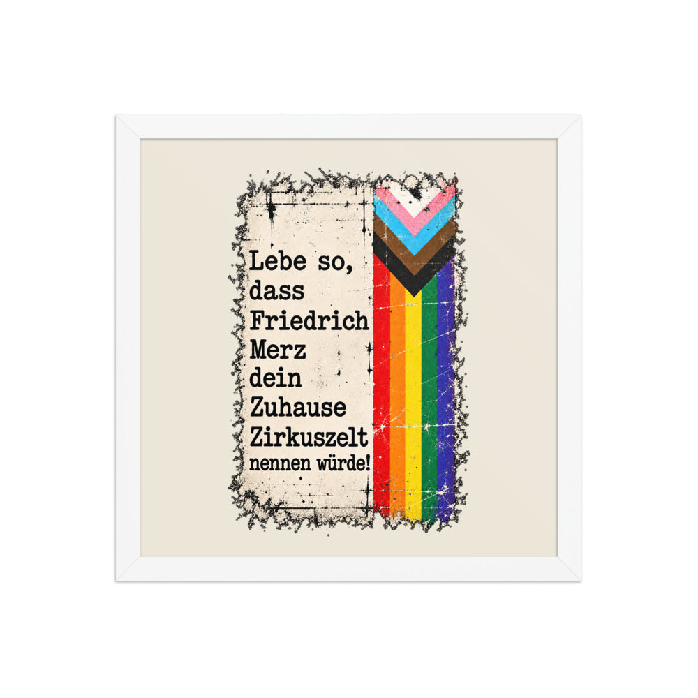 KA Studio Color P2 – White / 14″×14″ / V10757 – Vorderansicht | Originalmotiv | Artwork MERZ V08 / Rueckendruck geprueft