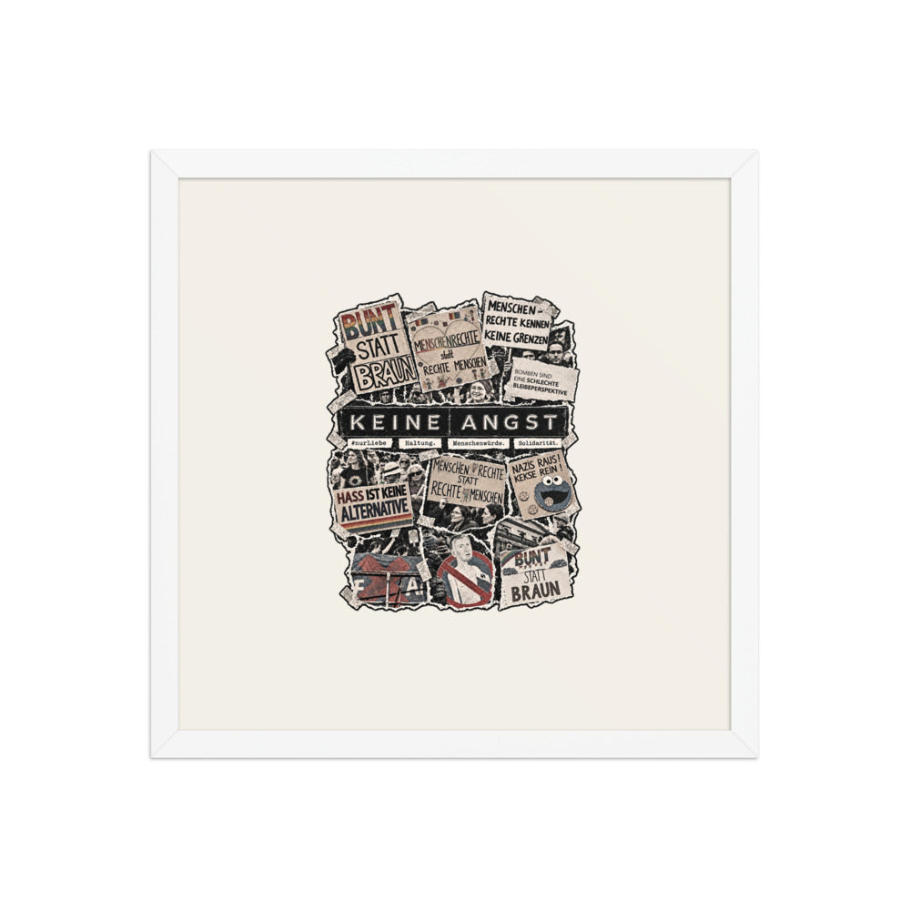 KA Studio Color P2 – White / 16″×16″ / V10758 – Vorderansicht | Originalmotiv | Artwork COLLAGE v3