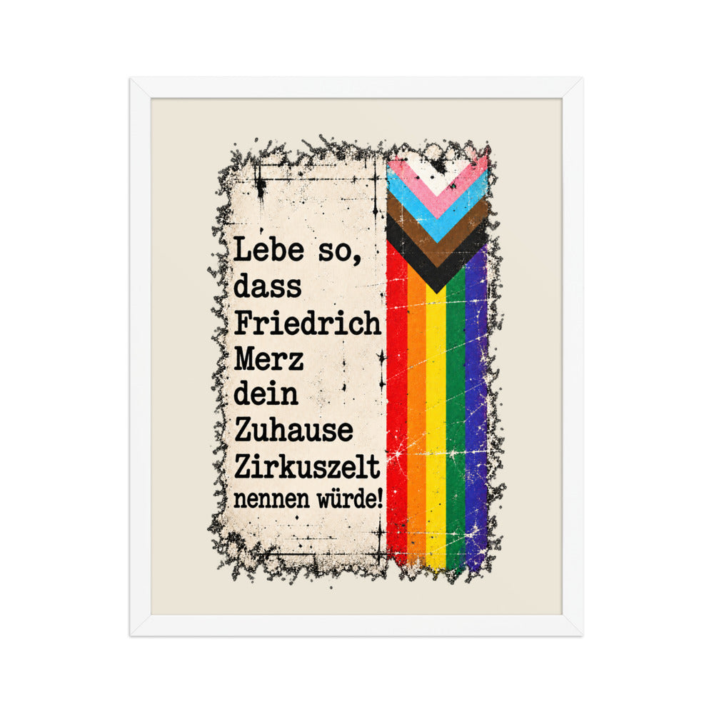 KA Studio Color P2 – White / 16″×20″ / V10753 – Vorderansicht | Originalmotiv | Artwork MERZ V08 / Rueckendruck geprueft