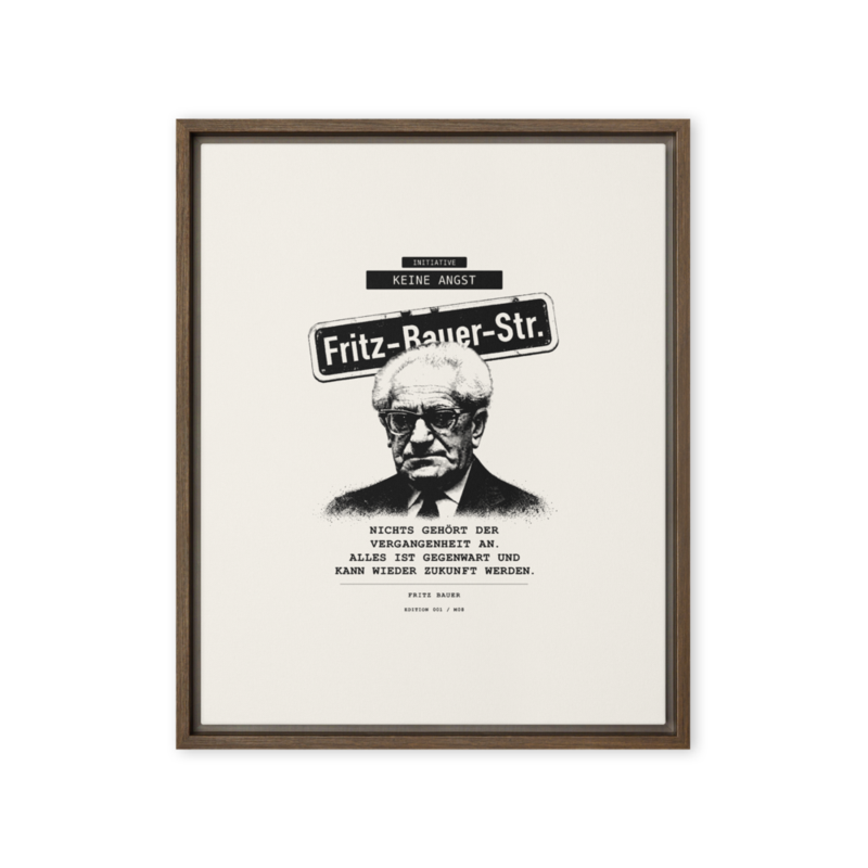 Fritz Bauer – Gerahmte Leinwand · Brown · framed-canvas-(in)-brown-16x20-front-6aa1ad71781a3.png