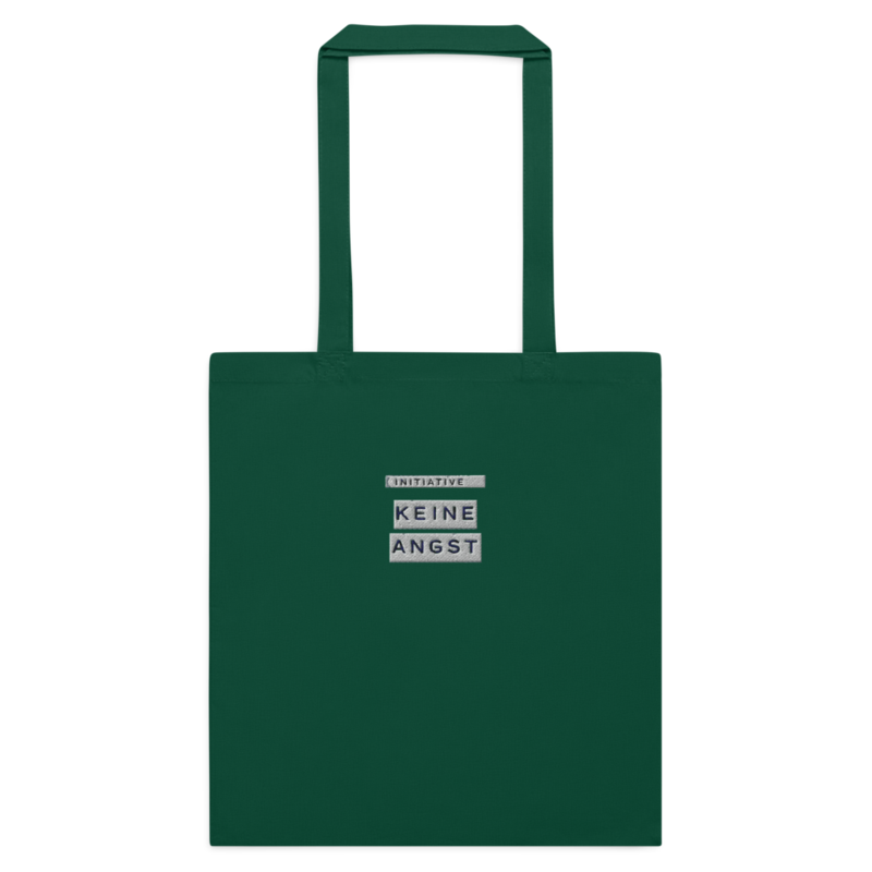 Sonderedition „Wir sind mehr“ – Baumwolltasche mit langen Henkeln · Bottle Green · cotton-color-tote-bag-bottle-green-front-6aa24d972d23e.png