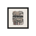 KA Studio Color P614 – Black / 12″×12″ / V16034 – Vorderansicht | Originalmotiv | Artwork COLLAGE v3