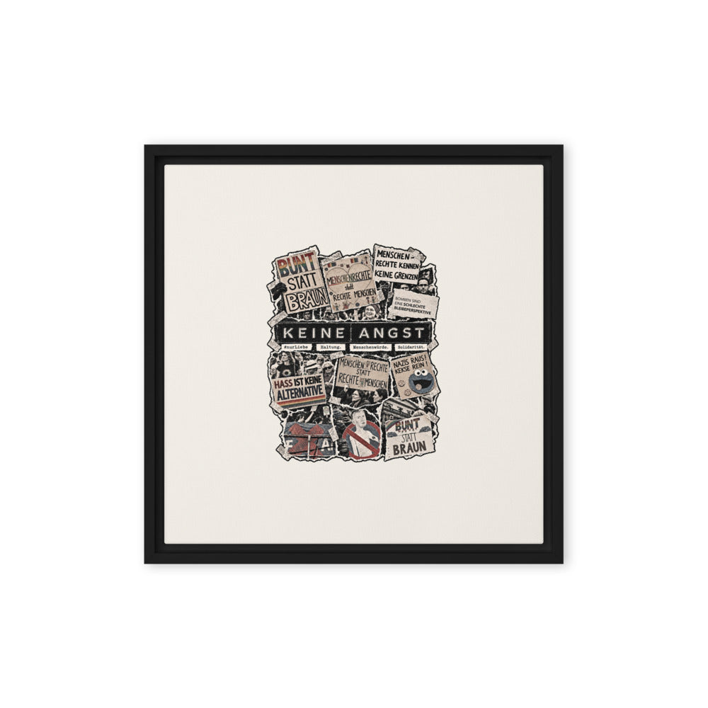 KA Studio Color P614 – Black / 16″×16″ / V16036 – Vorderansicht | Originalmotiv | Artwork COLLAGE v3