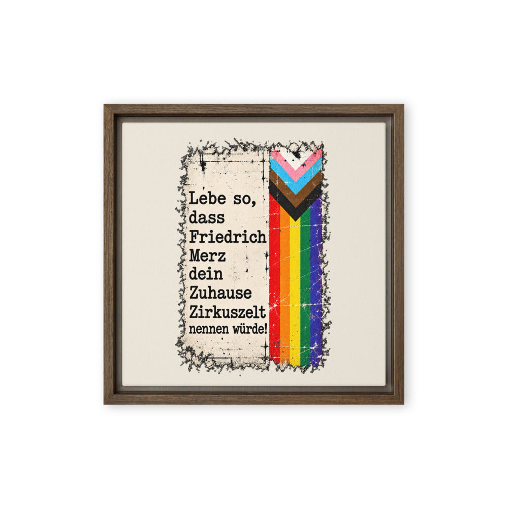 KA Studio Color P614 – Brown / 12″×12″ / V16040 – Vorderansicht | Originalmotiv | Artwork MERZ V08 / Rueckendruck geprueft